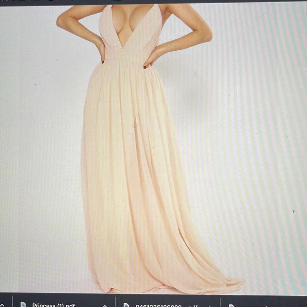 Fashion nova hold your hand chiffon dress